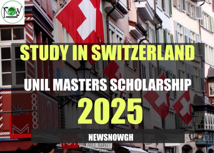 UNIL Masters Scholarship 2025