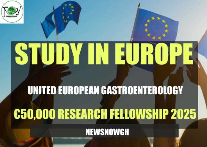 United European Gastroenterology (UEG) €50,000 Research Fellowship