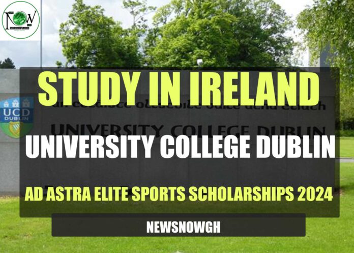 University College Dublin Ad Astra Elite Sports Scholarship