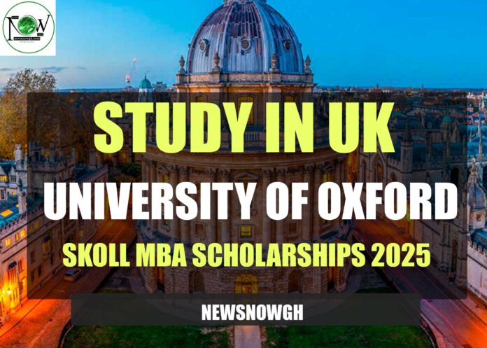 University of Oxford Skoll MBA Scholarships