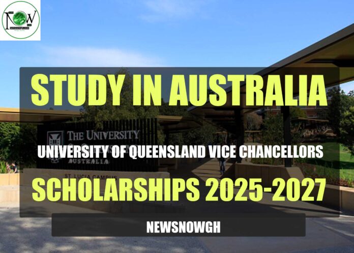 University of Queensland Vice Chancellors Scholarship