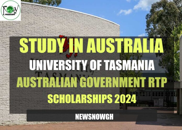 University of Tasmania Australian Government RTP Scholarships University of Tasmania Australian Government RTP Scholarships