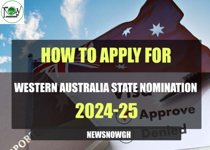 Western Australia State Nomination 2024-25