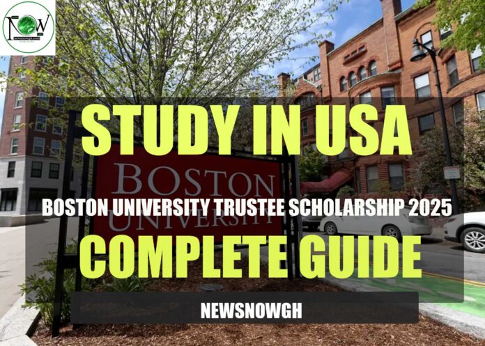 Boston University Trustee Scholarship