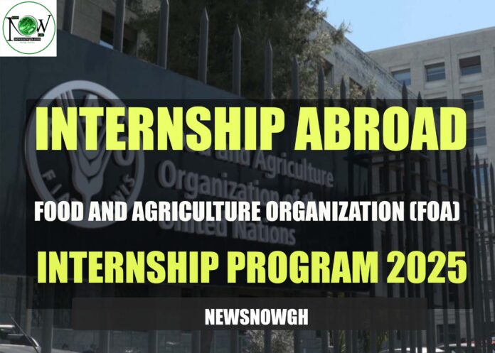 Food And Agriculture Organization (FOA) Internship Program