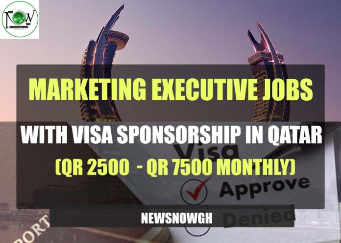 Marketing Executive Jobs with Visa Sponsorship in Qatar