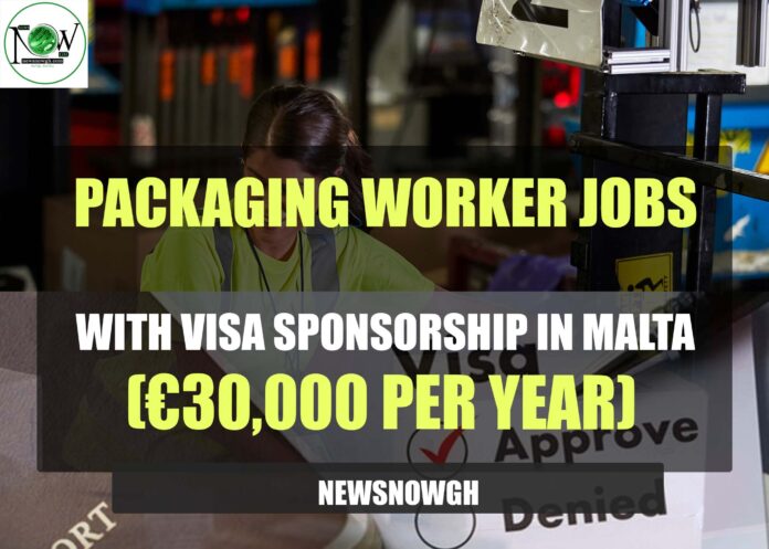 Packaging Worker Jobs with Visa Sponsorship in Malta