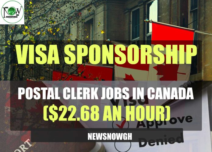 Postal Clerk Jobs in Canada