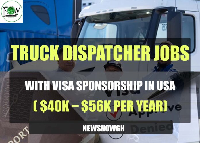 Truck Dispatcher Jobs with Visa Sponsorship in USA