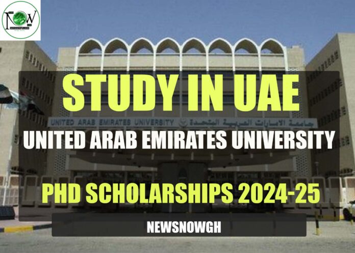 United Arab Emirates University PhD Scholarship
