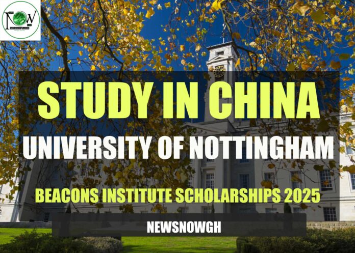 University of Nottingham Beacons Institute Scholarships