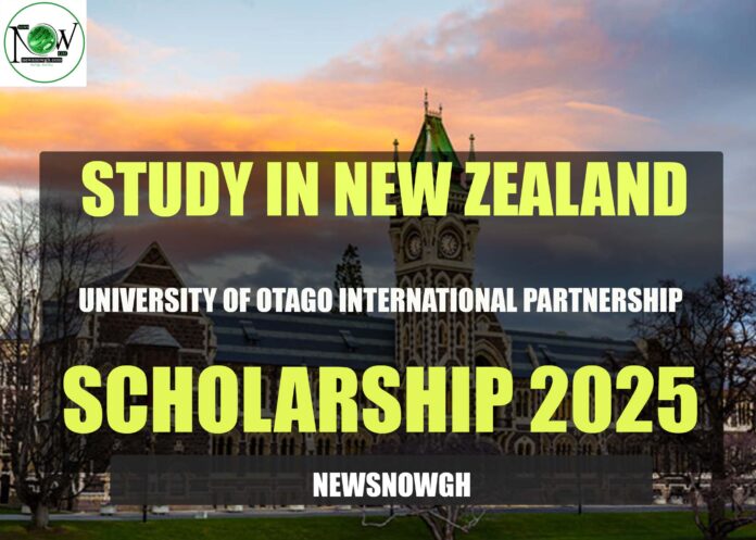 University of Otago International Partnership Scholarship