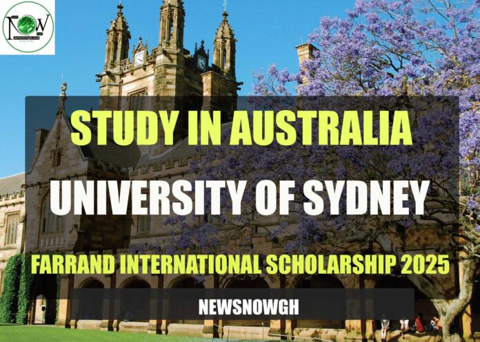 University of Sydney Farrand International Scholarship