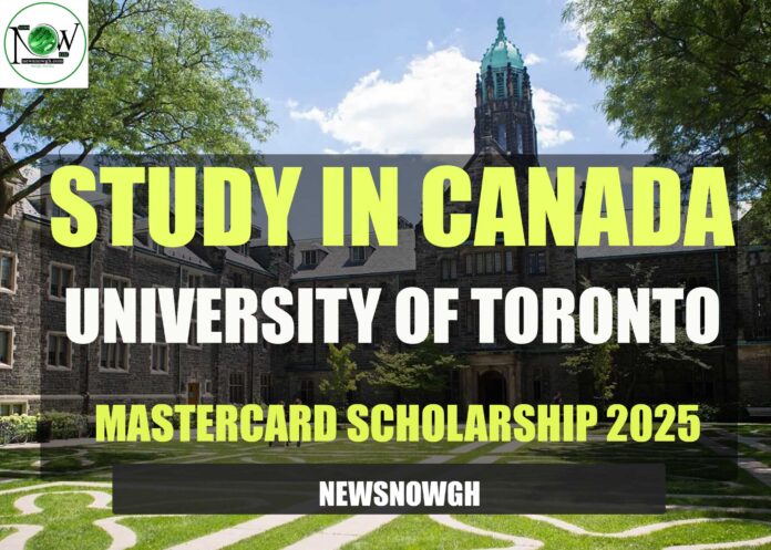 University of Toronto MasterCard Scholarship