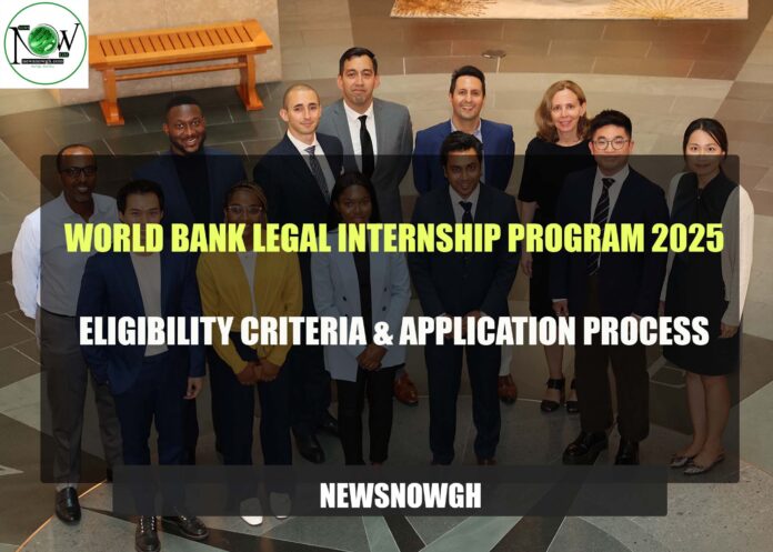 World Bank Legal Internship Program