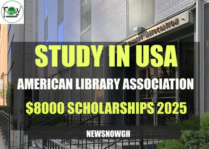 American Library Association (ALA) $8000 Scholarships