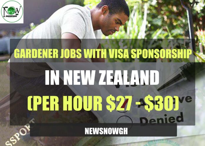 Gardener Jobs with Visa Sponsorship in New Zealand