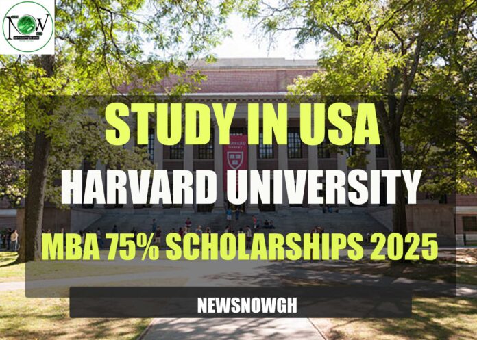 Harvard University MBA 75% Scholarships