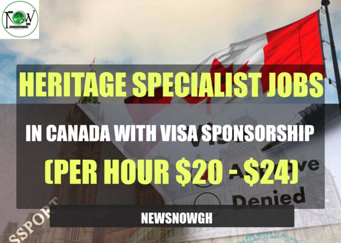 Heritage Specialist Jobs in Canada