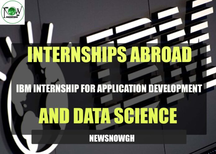 IBM Internship for Application Development and Data Science