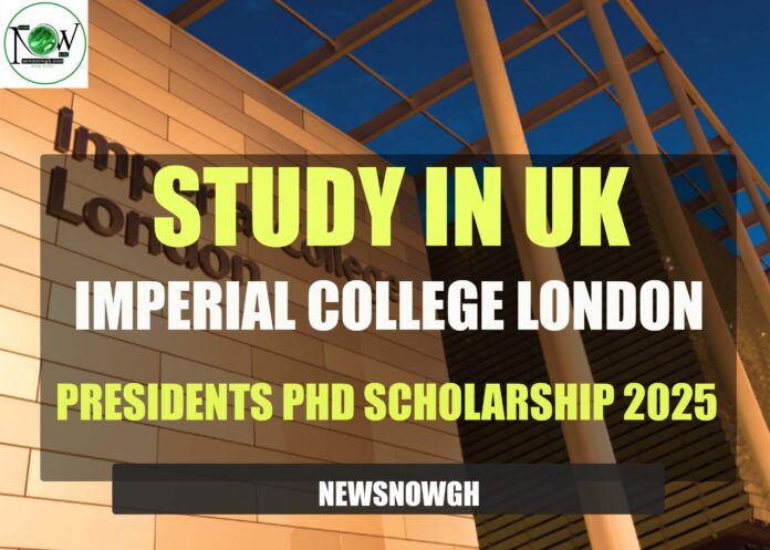 Imperial College London Presidents PhD Scholarship