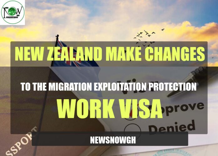 New Zealand Make Changes to the Migration Exploitation Protection Work Visa