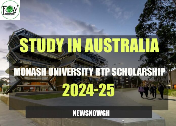 Monash University RTP Scholarship