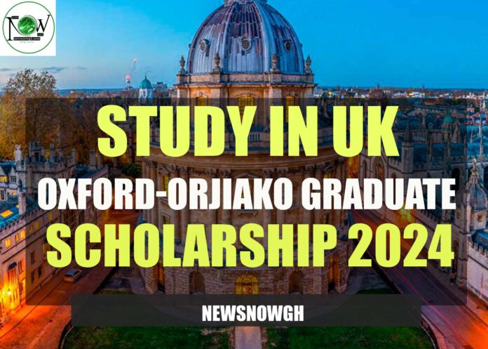 Oxford-Orjiako Graduate Scholarship
