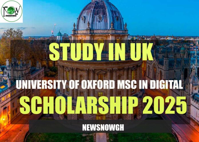 University of Oxford MSc in Digital Scholarship