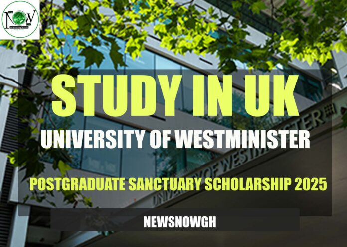 University of Westminister Postgraduate Sanctuary Scholarship