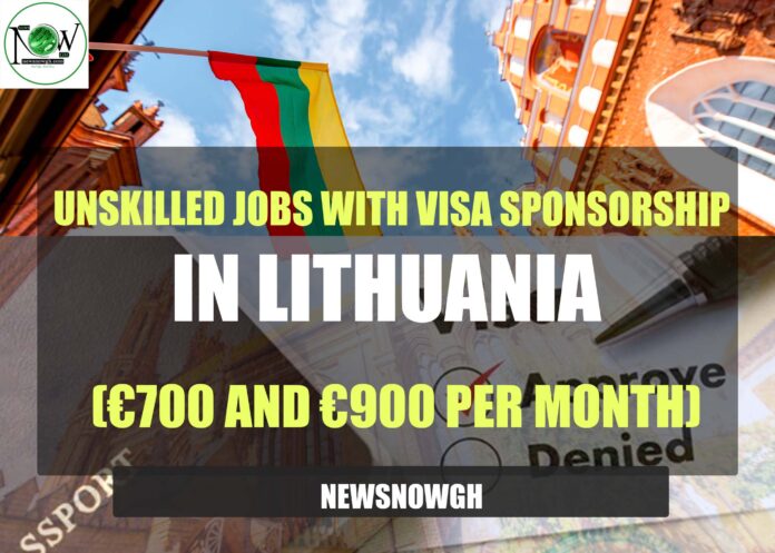 Unskilled Jobs with Visa Sponsorship in Lithuania