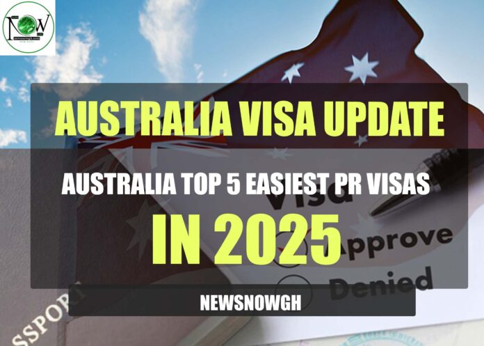 Australia Top 5 Easiest PR Visas in 2025