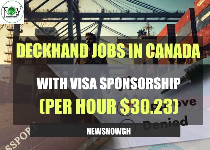 Deckhand Jobs in Canada