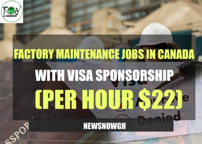 Factory Maintenance Jobs in Canada