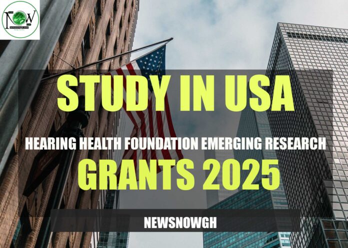 Hearing Health Foundation Emerging Research Grants