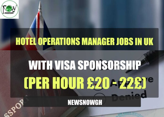 Hotel Operations Manager Jobs in UK