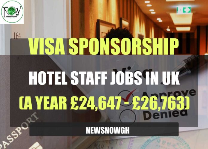 Hotel Staff Jobs in UK