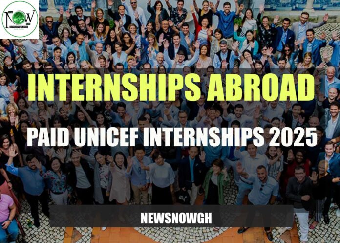 Paid UNICEF Internships