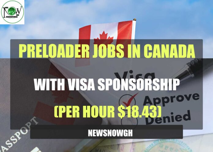 Preloader Jobs in Canada