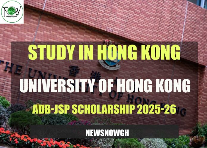 University of Hong Kong ADB-JSP Scholarship