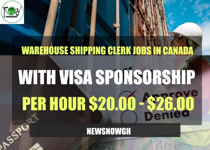 Warehouse Shipping Clerk Jobs in Canada