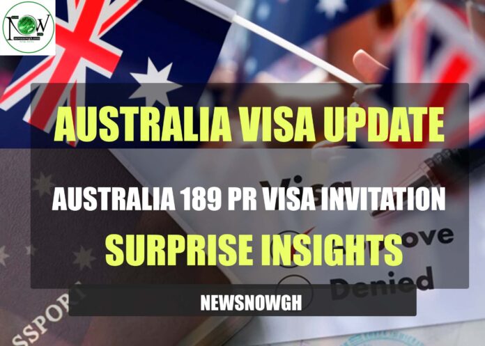 Australia 189 PR Visa Invitation: Insights and Updates | Australia Visa Update