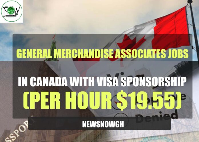 General Merchandise Associates Jobs in Canada