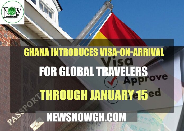 Ghana Reintroduces Visa-On-Arrival for Global Travelers from December 1 to January 15