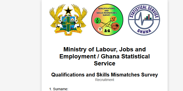 Ghana Statistical Service Job Recruitment for QSMS Field Workers Ghana Statistical Service Job Recruitment for QSMS Field Workers