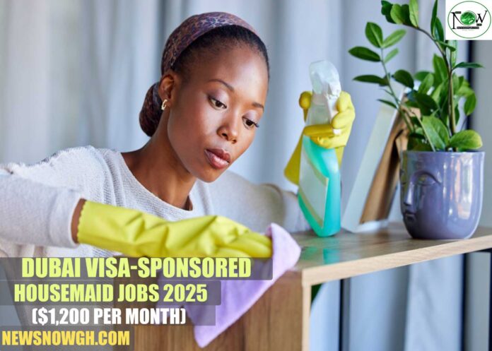 Dubai Visa-Sponsored Housemaid Jobs 2025