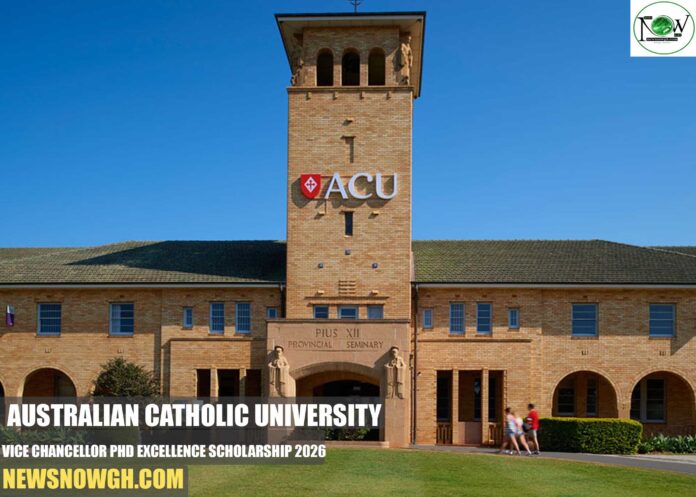 Australian Catholic University Vice Chancellor PhD Excellence Scholarship