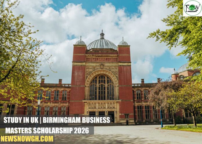 Birmingham Business School Masters Scholarship