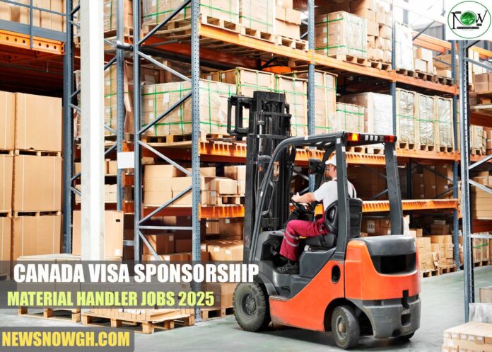 Canada Visa Sponsorship Material Handler Jobs