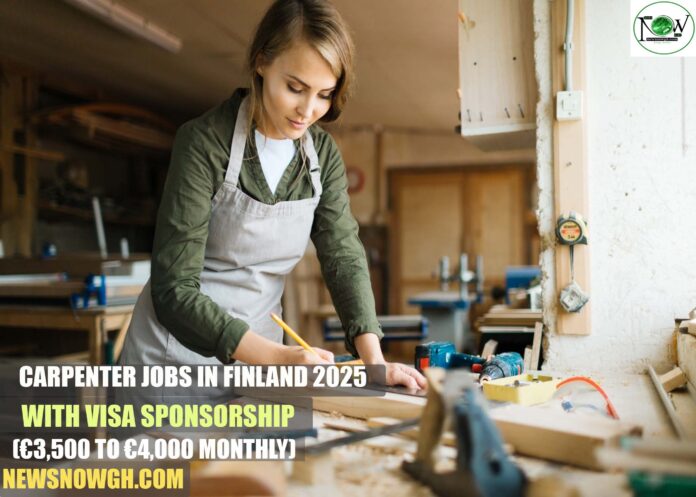 Carpenter Jobs in Finland 2025 with Visa Sponsorship